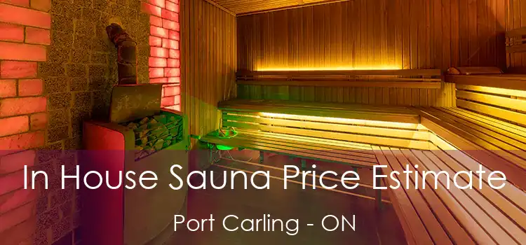  In House Sauna Price Estimate Port Carling - ON