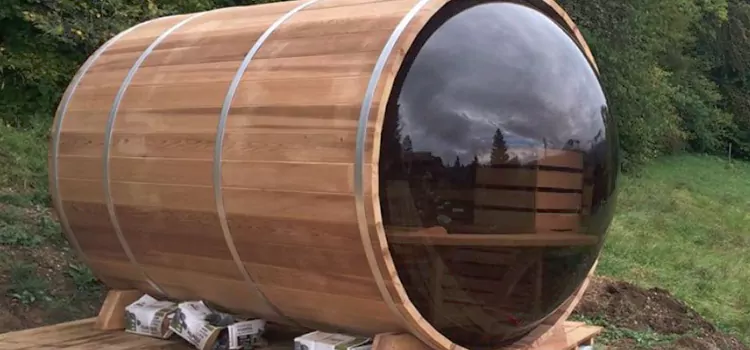 Panorama 4-Person Glass Cabin Sauna Maintenance in Port Carling, Ontario