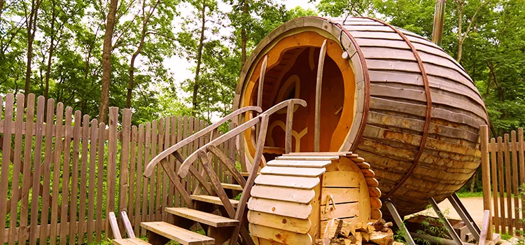 360° Panoramic Bubble Window Sauna Installation Services in Port Carling, Ontario