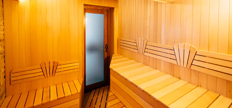 Old Cabin Conversion To Sauna in Port Carling, Ontario