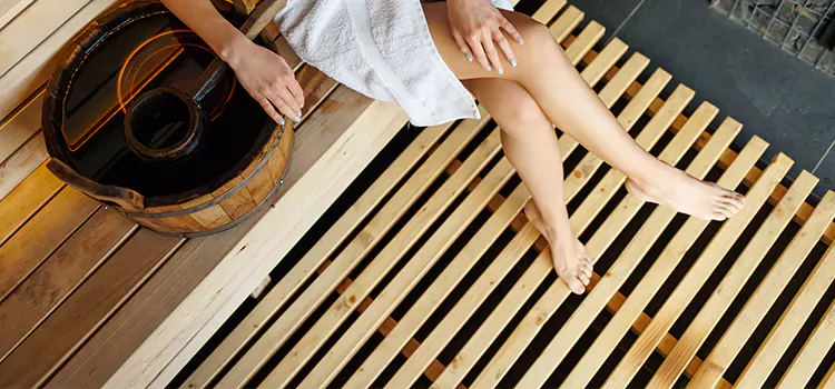 Composite Sauna Deck Installation in Port Carling, ON