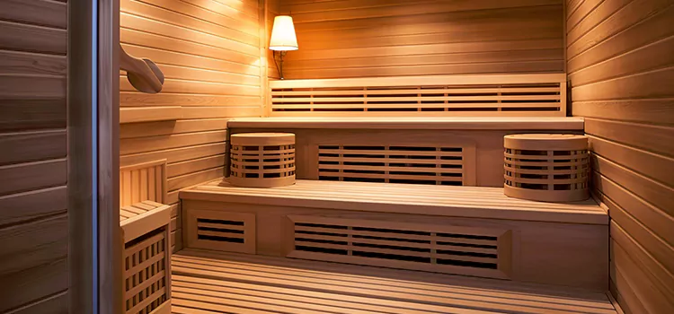 Outdoor Sauna Setup in Port Carling, ON