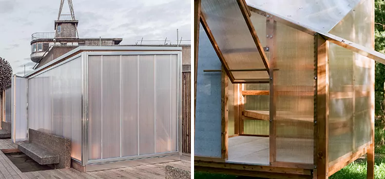 Transparent Wall Sauna in Port Carling, ON